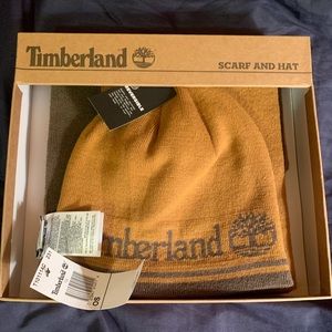 Timberland Scarf and Hat Brand New Classic Colors